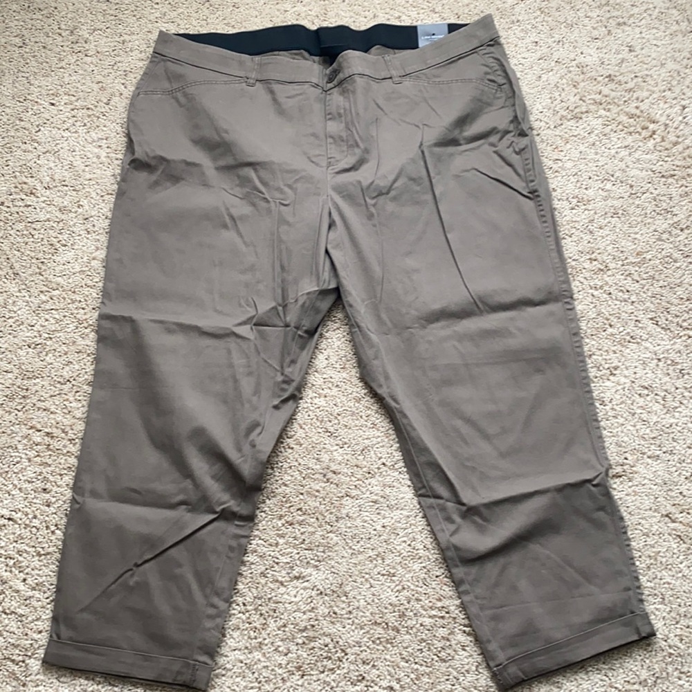 Lane Bryant Boyfriend pants size 26 brown